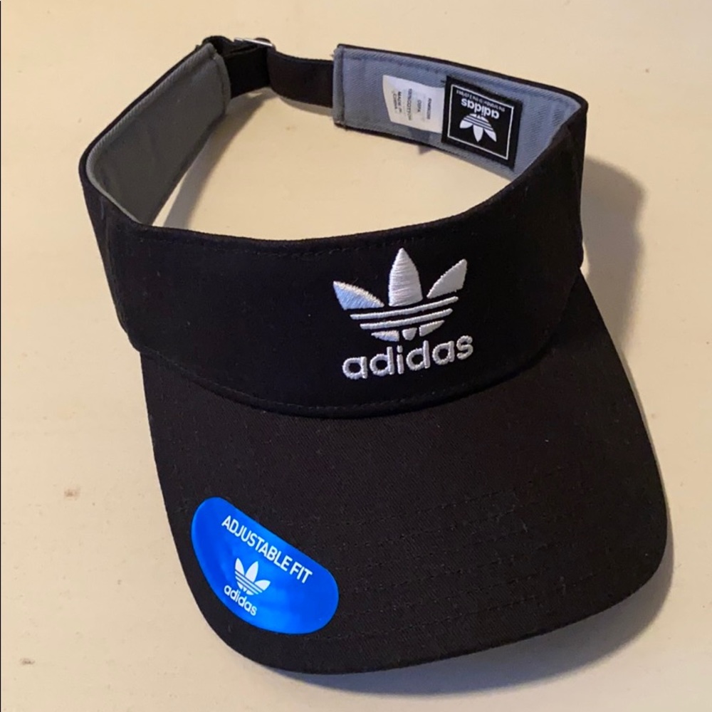 Adidas Black Visor NWT